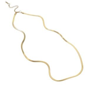 Gold Snake Chain Necklace Stainless Steel